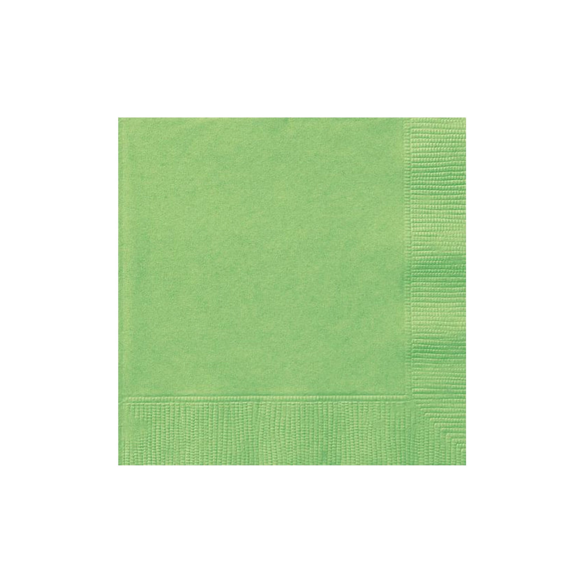 Lime Green Solid Napkins