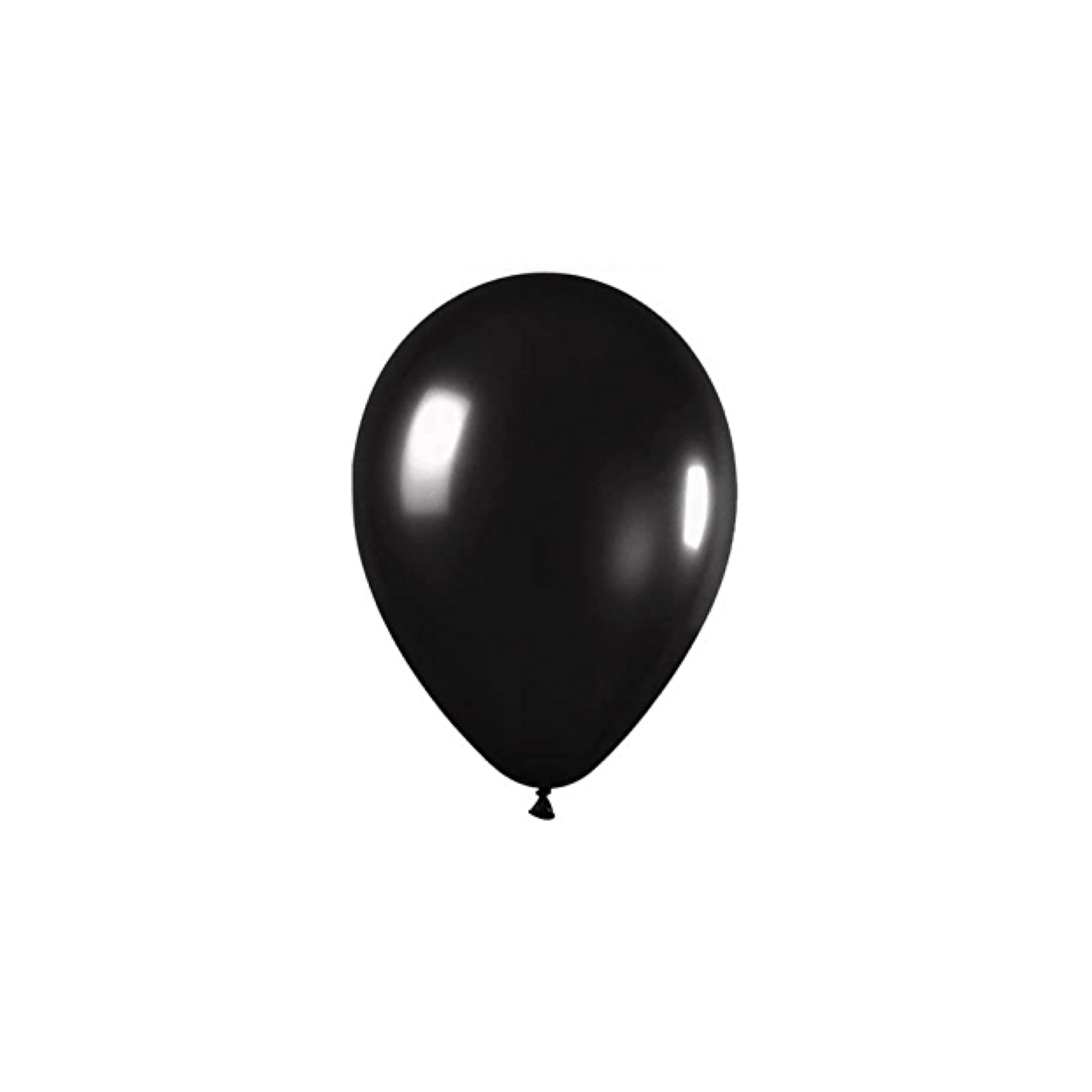 Metallic Black Balloons