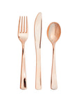 Modern Rose Gold Disposable Cutlery