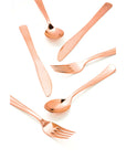 Modern Rose Gold Disposable Cutlery