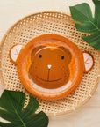 Assiettes en forme de singe 