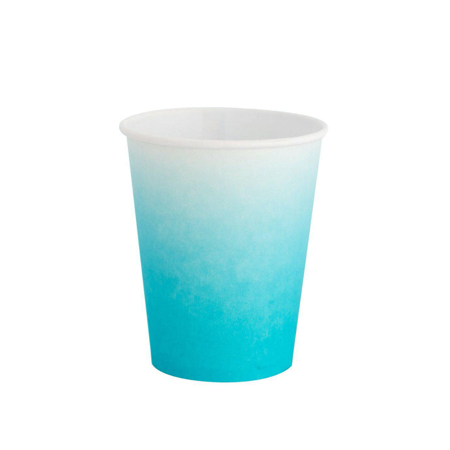 Sky Blue Ombre Party Cups