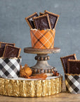 Thanksgiving Plaid Cupcake Cups