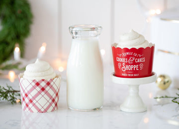 Santa Cookie Shoppe and Plaid Baking Treat Cups