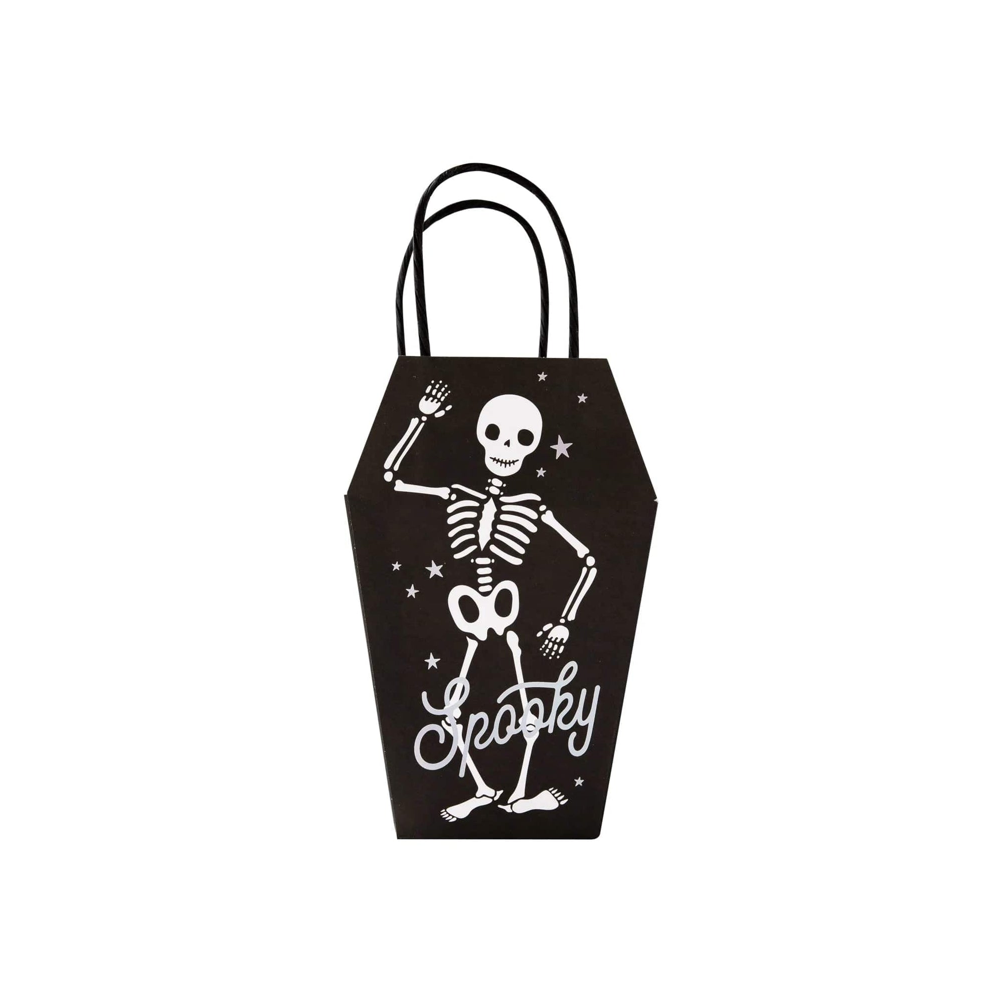 Skeleton Coffin Halloween Treat Bags