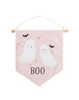 Pink Ghost Canvas Banner