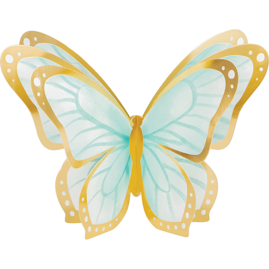 Pastel Shimmer Butterfly Table Centrepiece
