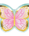 Pastel Shimmer Butterfly Plates