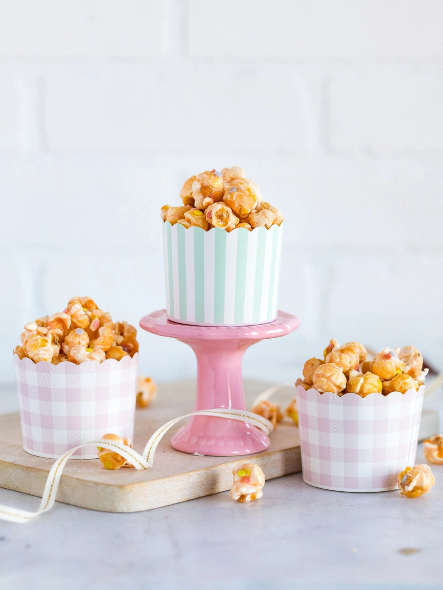 Pastel Gingham Snack and Baking Cups