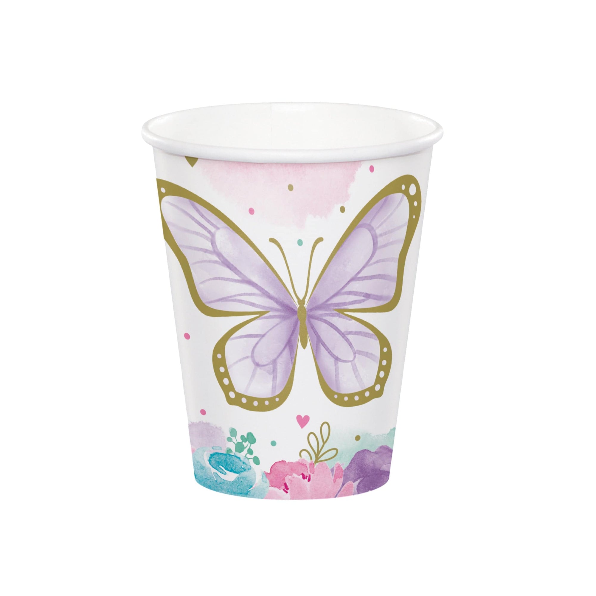 Pastel Shimmer Butterfly Cups