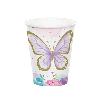 Pastel Shimmer Butterfly Cups