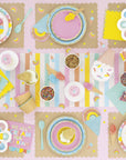 Rainbow Ice Cream Cone Plates - Small