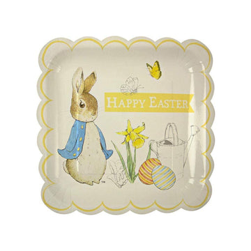 Peter Rabbit Scalloped Easter Plates 