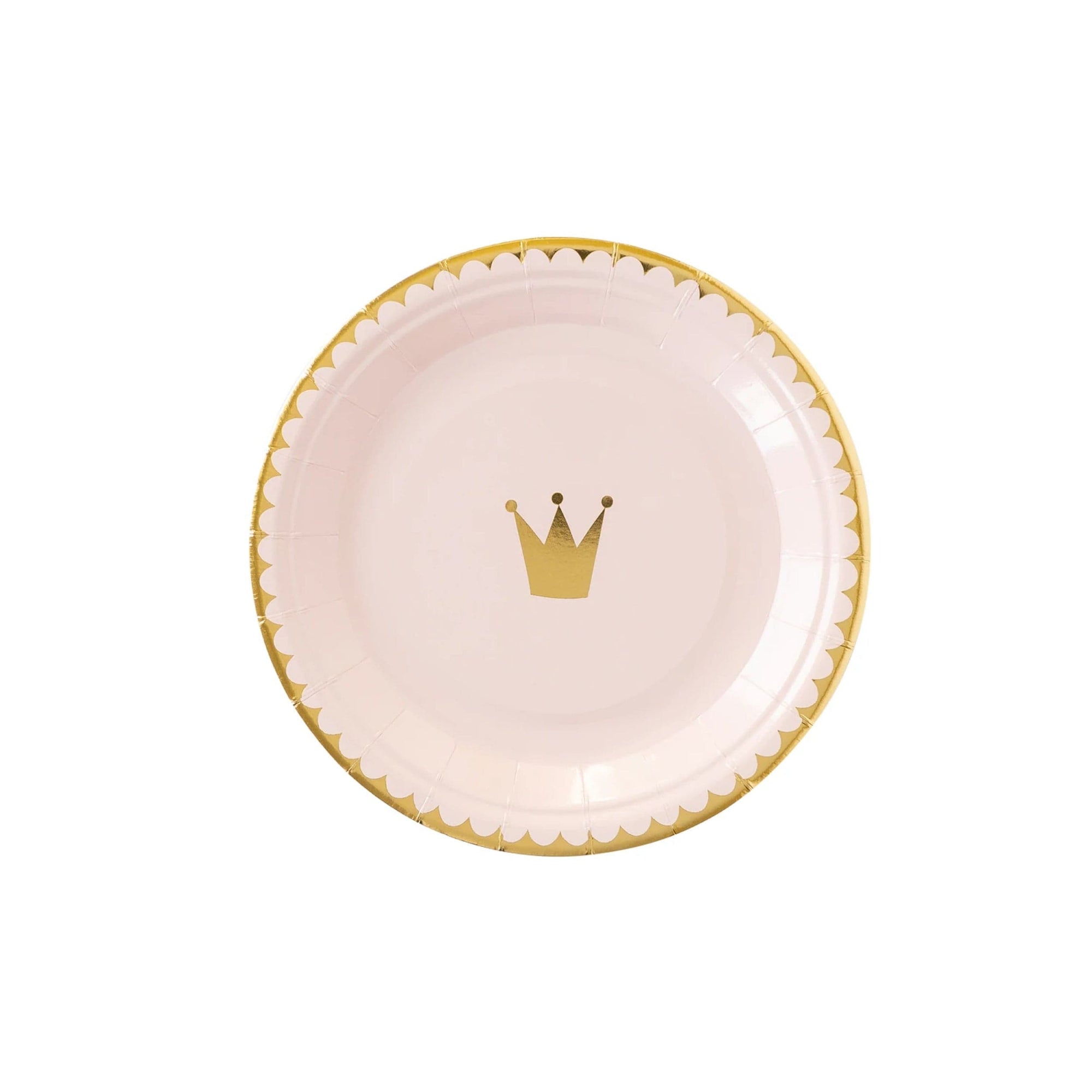 Pink Princess Crown Plates