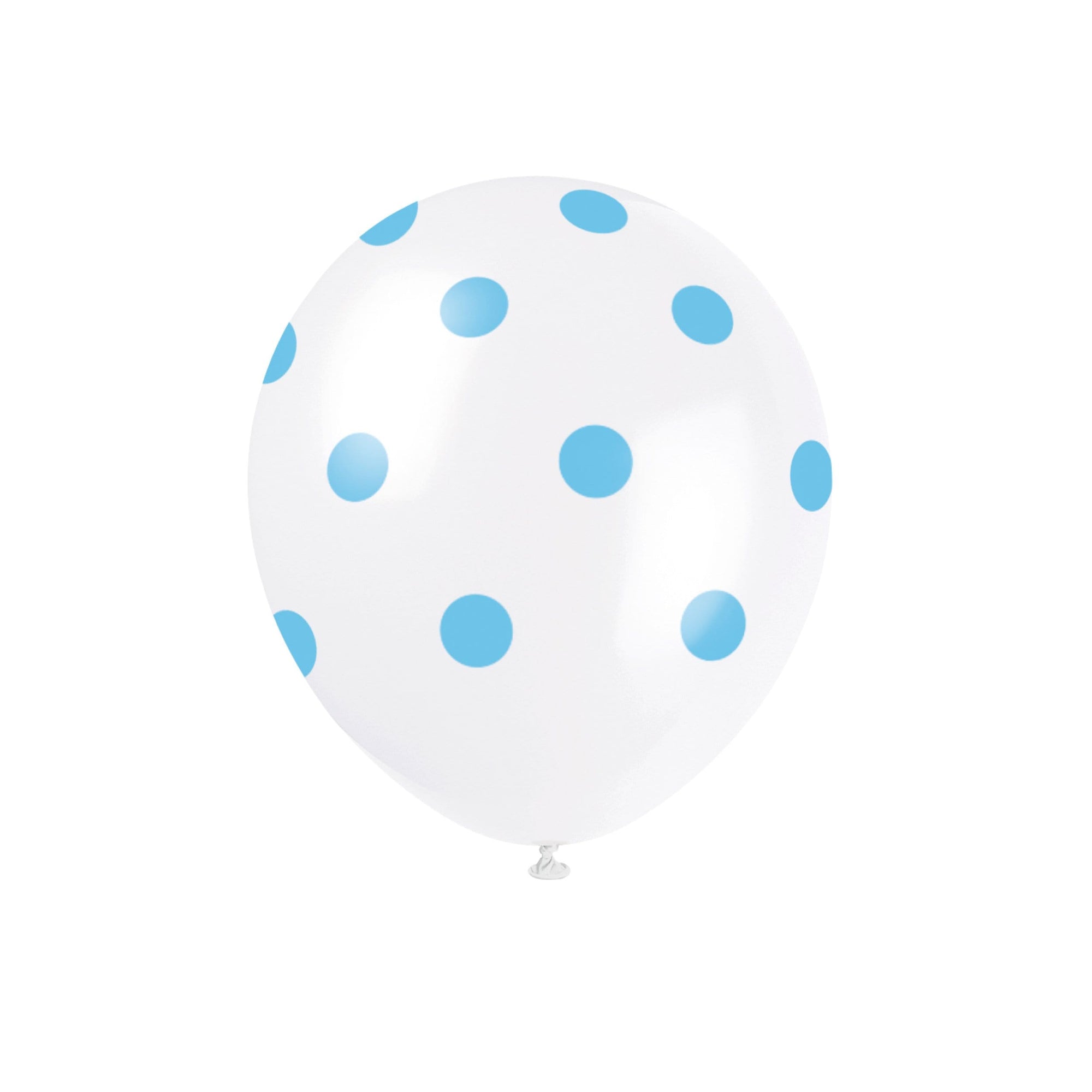 Powder Blue Dots Balloons