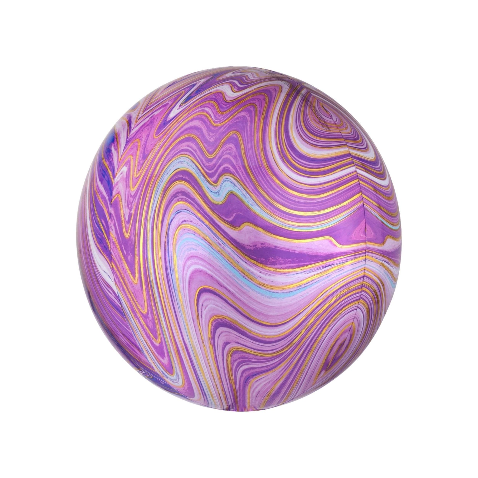 Purple Marblez Orbz Balloon