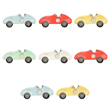 Retro Race Car Plates