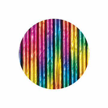 Rainbow Ombre Paper Straws