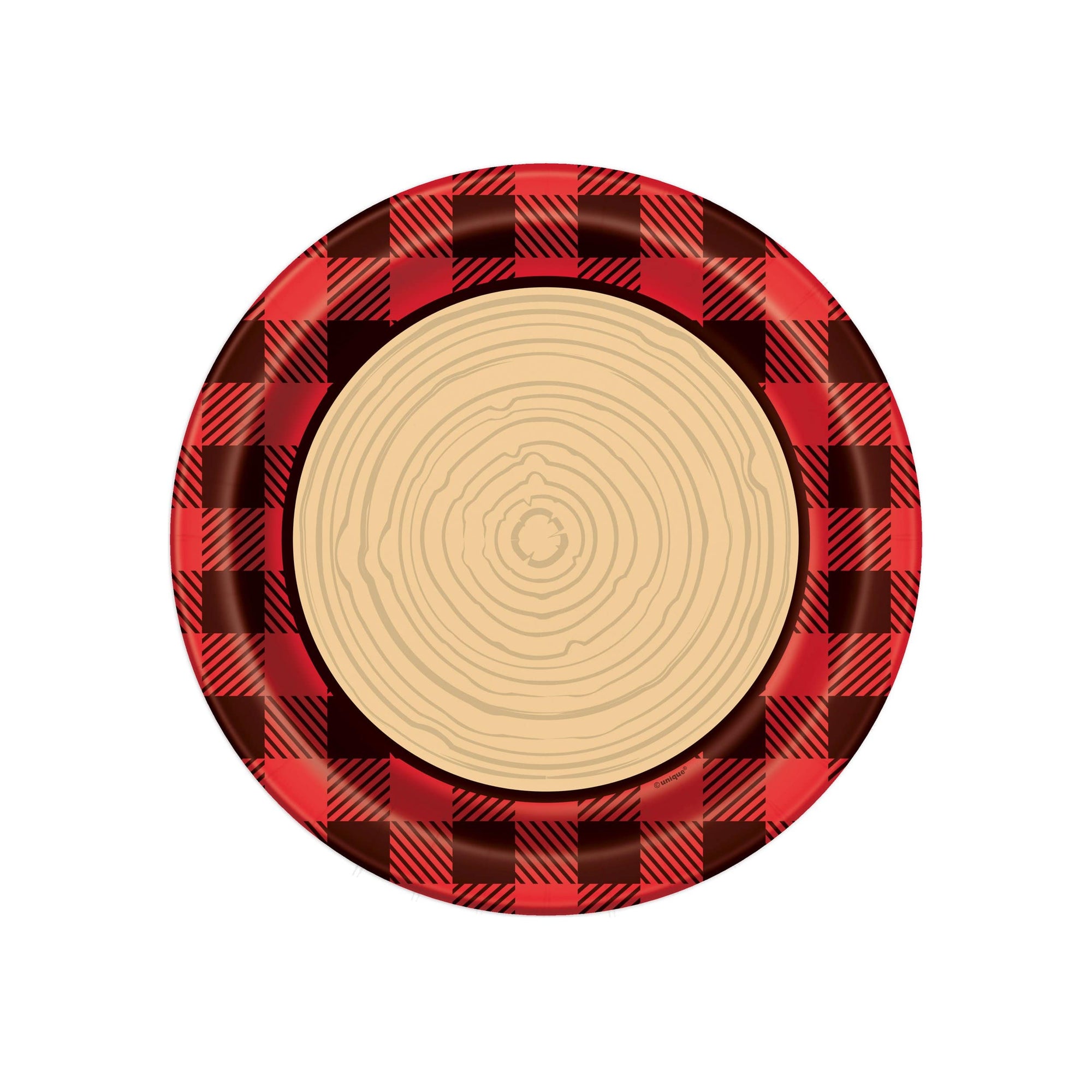 Here are some SEO-optimized alt text options for your plaid lumberjack plates:
