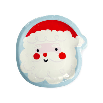 Retro Santa Plates