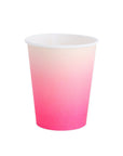 Rose Pink Ombre Party Cups