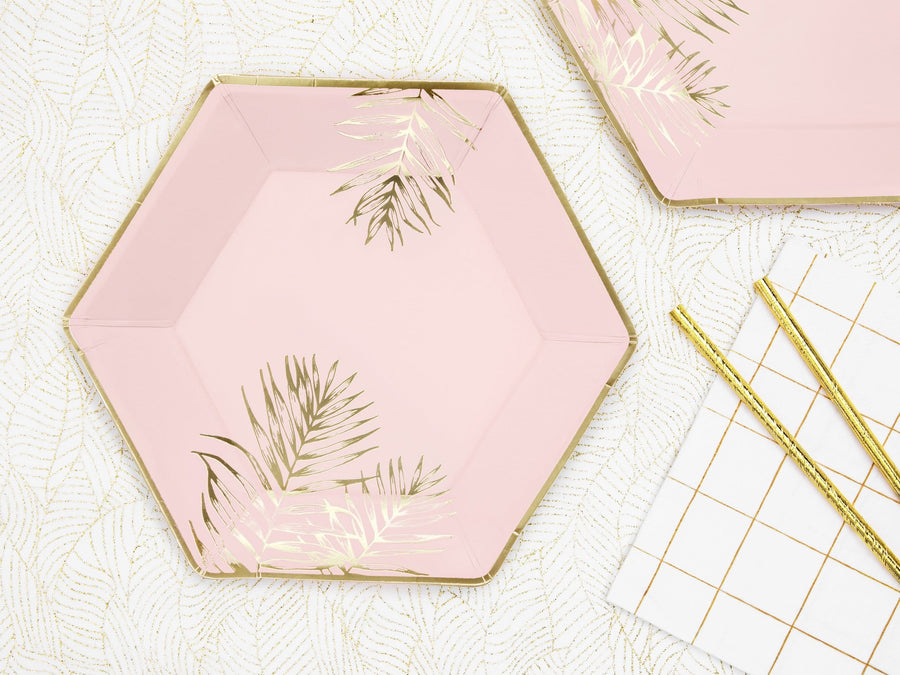 Pink Boho Party Plates