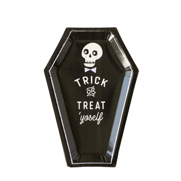 Trick or Treat Yoself Coffin Plates