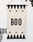 Vintage Halloween Boo Canvas Banner