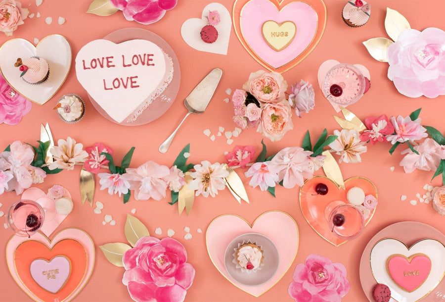 Assorted Rose Plates