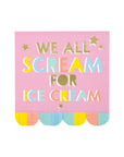 We All Scream For Ice Cream Fringe Napkins