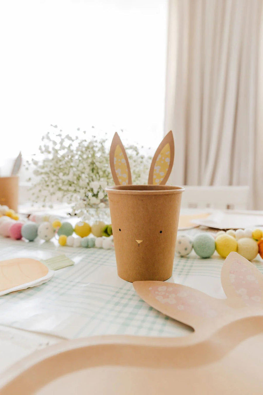 Kraft Floral Bunny Cups