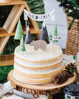 Wild and Free Woodland Cake Topper Set