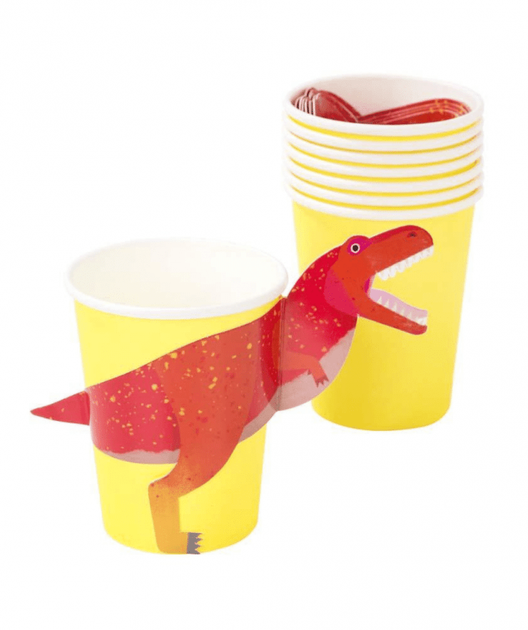 Roaring T-Rex Cups