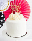 Gold Bride to Be Acrylic Cake Topper