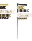 Graduation Pennant Cake Toppers
