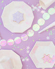 Winter Wonderland Snowflake Plates
