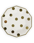 Gold Dot Plates - Large