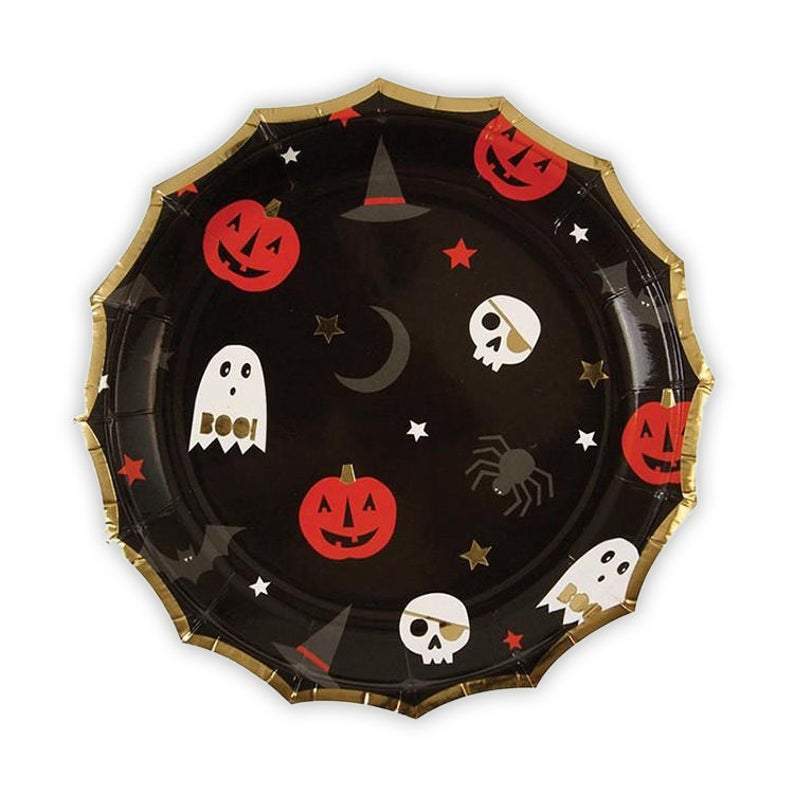 Something Wicked Halloween Pattern Cake Plates