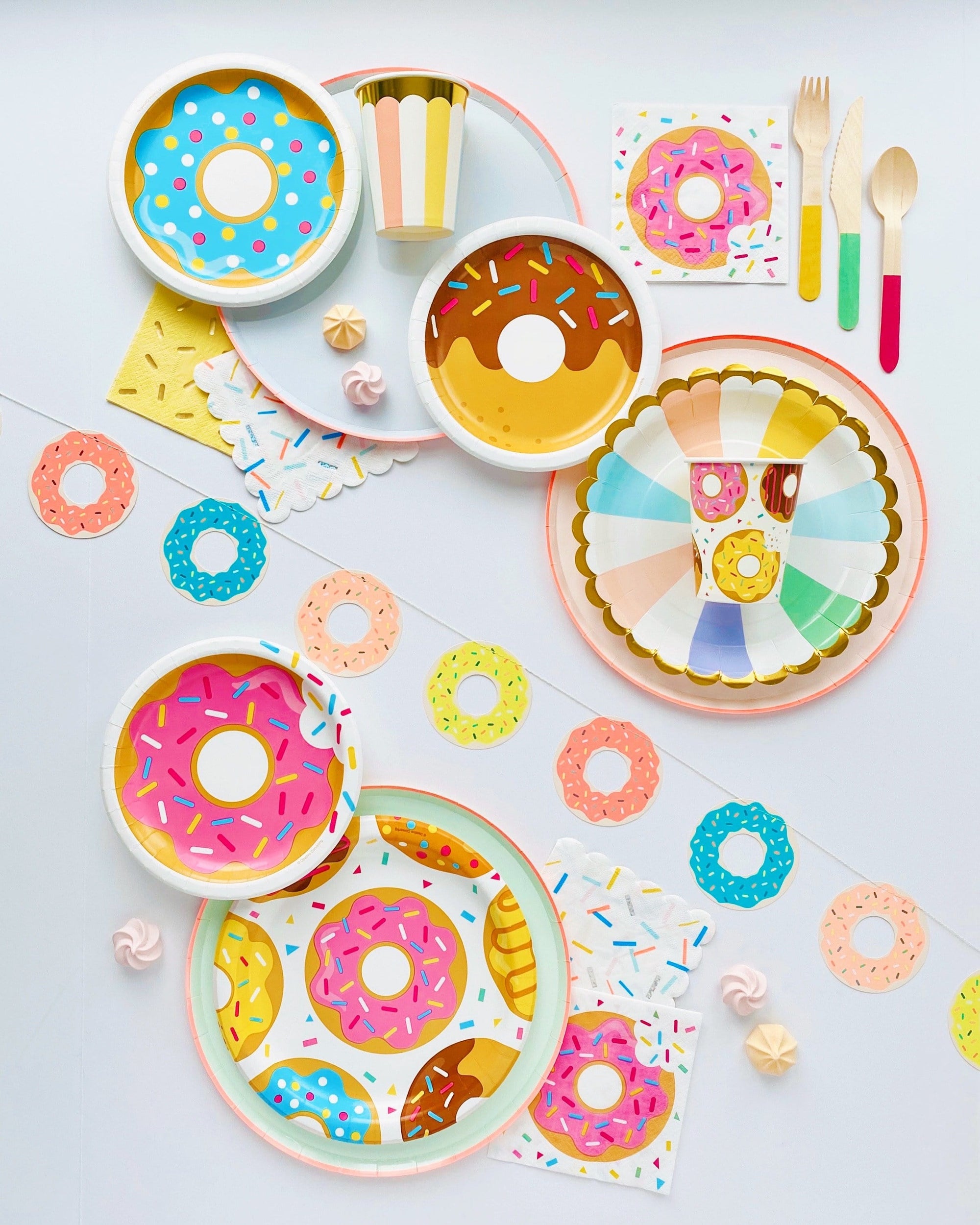 Doughnut Party Plates - Small