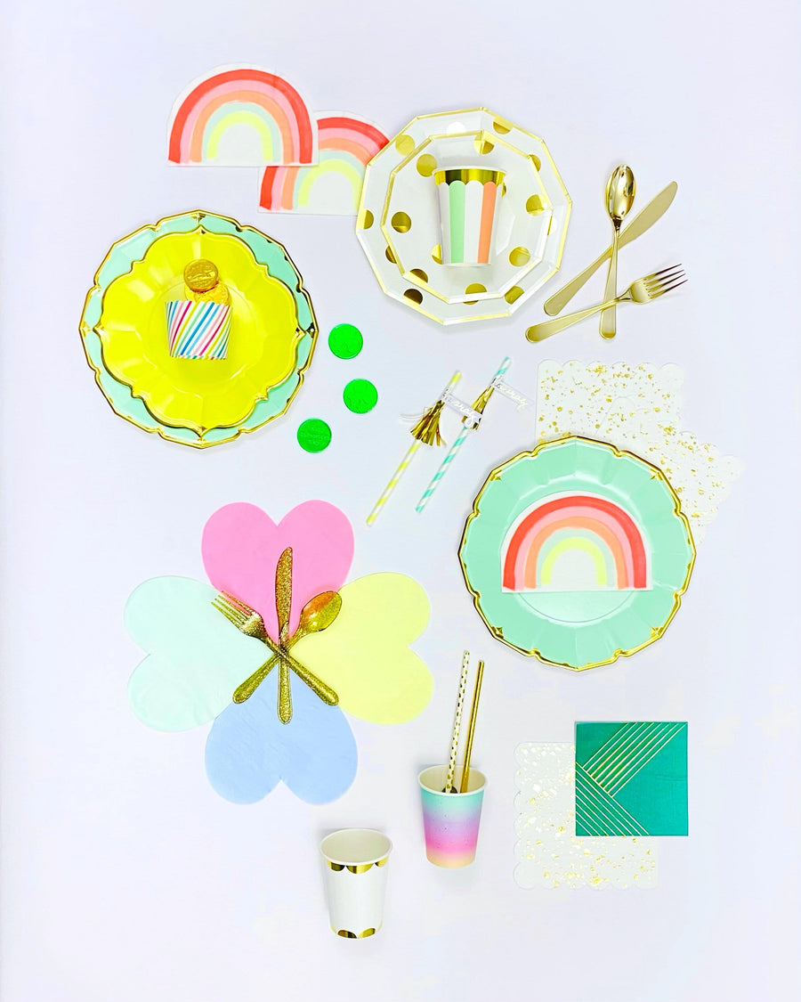 Die Cut Rainbow Napkins