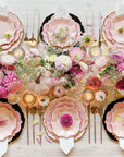 Blush Pink Dinner Plates - Large