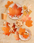 Fall Maple Leaf Plates