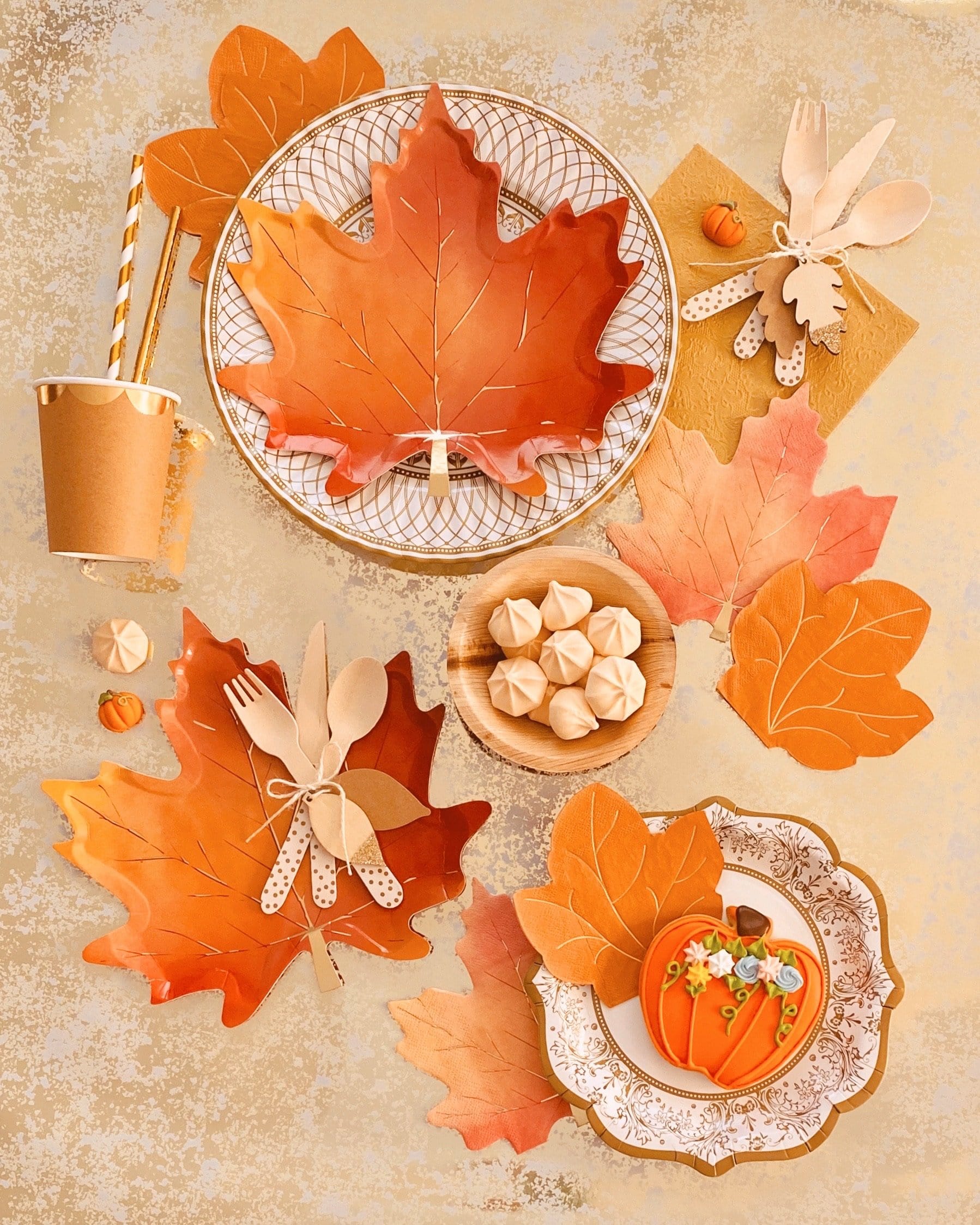 Fall Maple Leaf Napkins