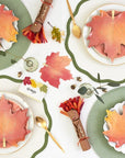 Fall Maple Leaf Plates