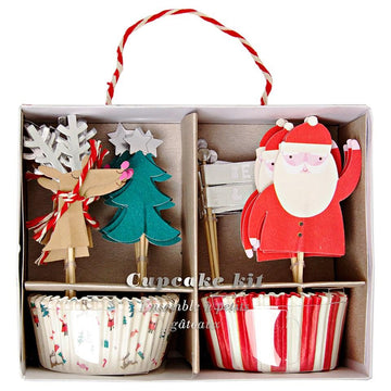 Be Jolly Santa Cupcake Kit