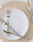 Grey and Gold Plastic Cutlery