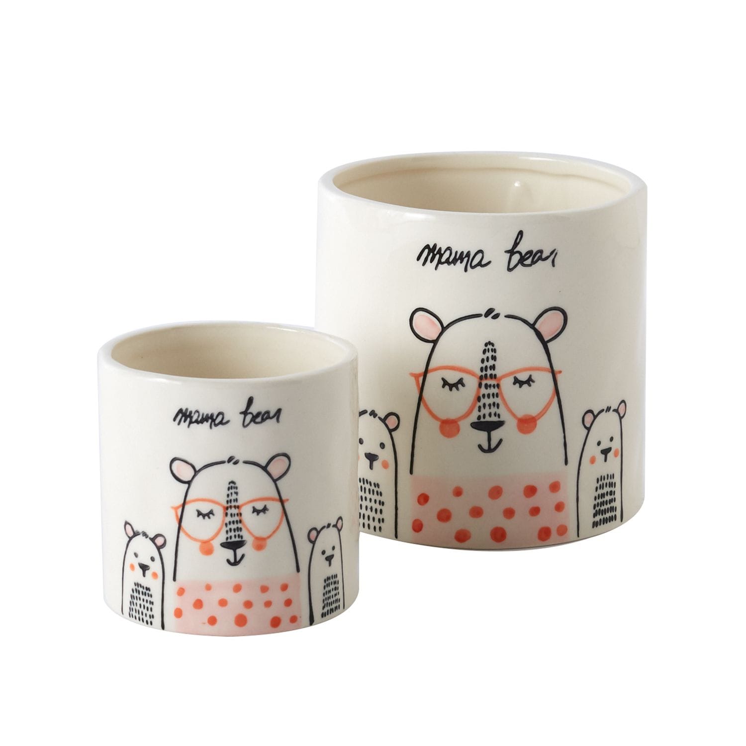 Mama Bear Ceramic Pot - Small