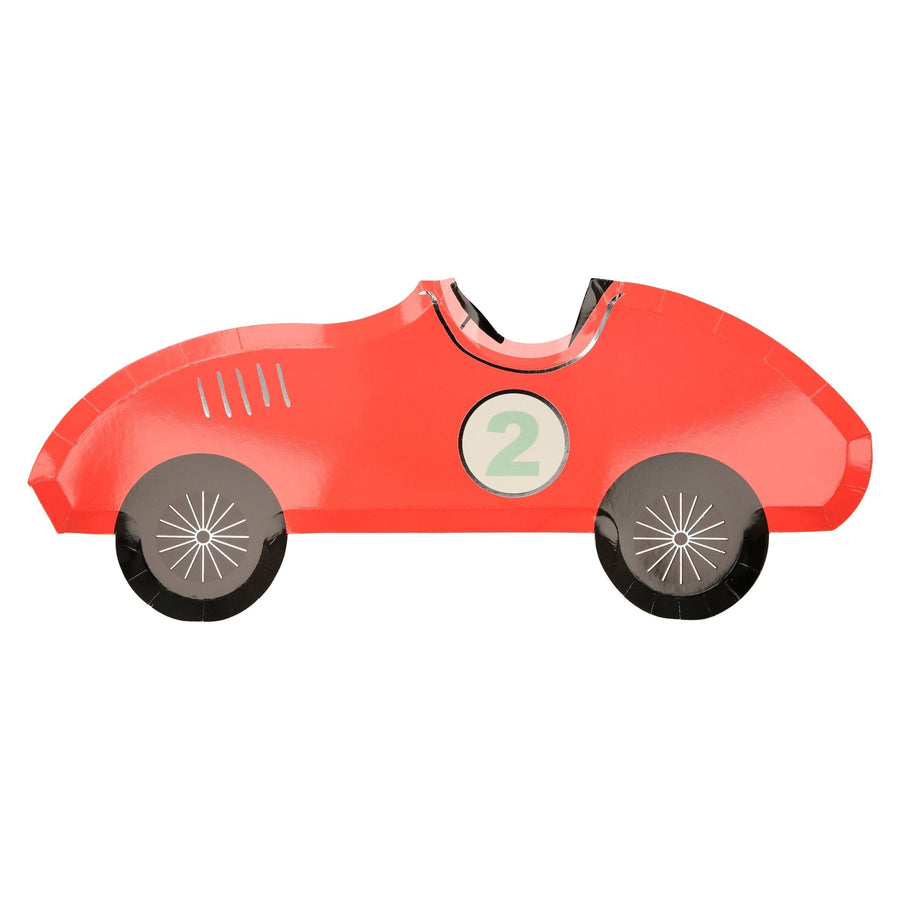 Retro Race Car Plates