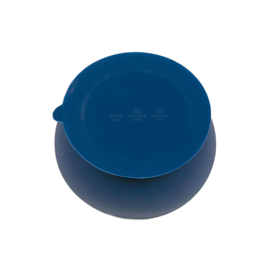 Navy Blue Suction Bowl