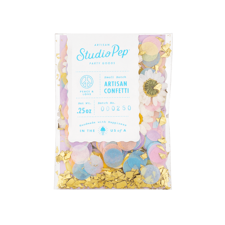 Peace and Love Flower Confetti - Mini Pack